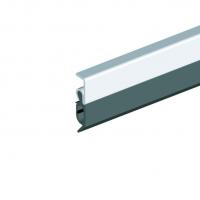 Profils d'encadrement de porte en aluminium avec lèvre PVC souple type Elro XL