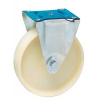 Roulette fixe sur platine bandage polyamide pour charges lourdes - Maxiroll
